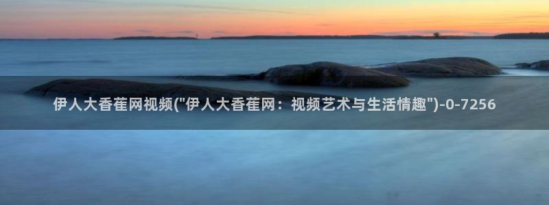 久久影院伊人精品